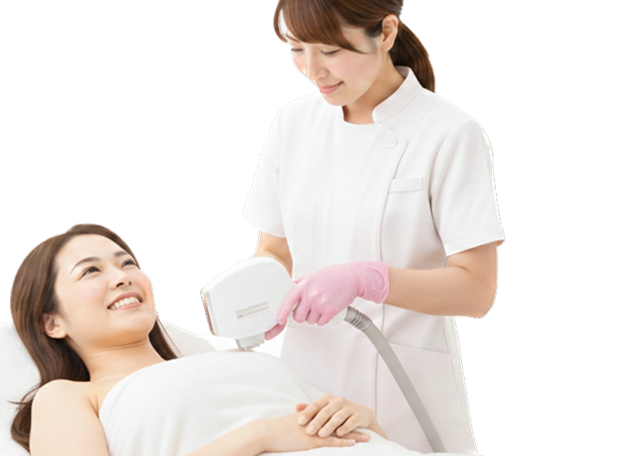 脱毛エステモデル写真
