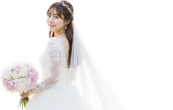 ブライダルエステモデル写真